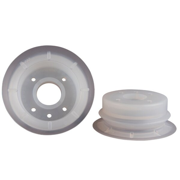 Fipa Bellows vacuum cup diam. 80 mm, Silicone transparent 23.080.144.2 - main